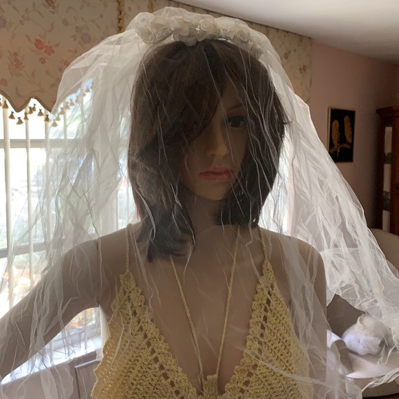 💕Vintage Wedding Veil 💕Ivory - Picture 3 of 14